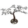 Vintage French Hand Made Metal Boab Tree Jewellery Jewelry Necklace Pendant Hanger Holder Storage Display Shop c1990's