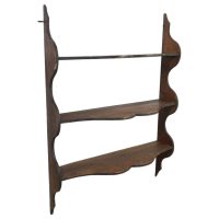 Vintage French Wooden Wood Stand Shelf Ornament Display Shelfs Kitchen Display Wall Mounted circa 1940-50's