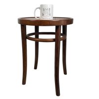 Alternative view of Vintage French Bent Wood Pole Stool Table Plinth French Plant Stand Flower Pot Ornament Display Side Design Tabouret c1930-40's