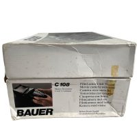 Alternative view of Vintage Malaysian Bauer Super 8 Video Movie Camera C108 Film Untested Cased circa 1970-80's