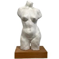Vintage French Decorative Plaster Naked Ladies Woman Bust Ornament Decor Reproduction Statue Sculpture c1970-80’s Vintage French Decorative Plaster Naked Ladies Woman Bust Ornament Decor Reproduction Statue Sculpture c1970-80's