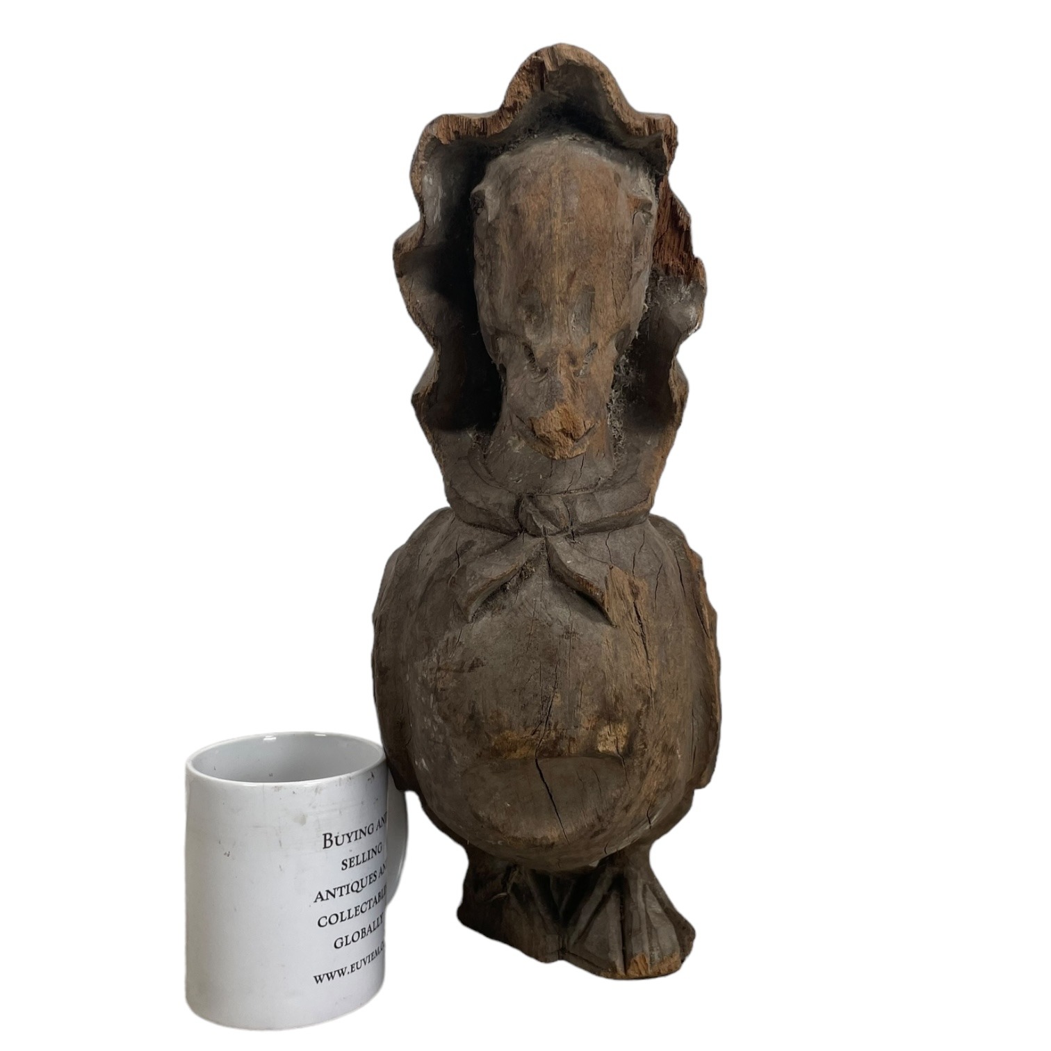 Vintage German Austrian Wooden Wood Carved Animal Bird Duck Decorative Hand Carved Figurine Decor Folk Art DAMAGED c1940-1950’s 9 Vintage German Austrian Wooden Wood Carved Animal Bird Duck Decorative Hand Carved Figurine Decor Folk Art DAMAGED c1940-1950's - Image 9