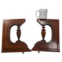 Alternative view of Antique French Wooden Shelf Supports Spacers Furniture Piece Project Stand Upcycle circa 1920's