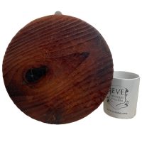 Alternative view of Stool Vintage French Tripod Bobbin Style Leg Wooden Kitchen Table Plant Rest Stand Plinth Tabouret c1960-70's