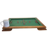 Alternative view of Vintage French Wooden Bar Ball Game Display Man Cave Sports Games Room circa 1950-60's