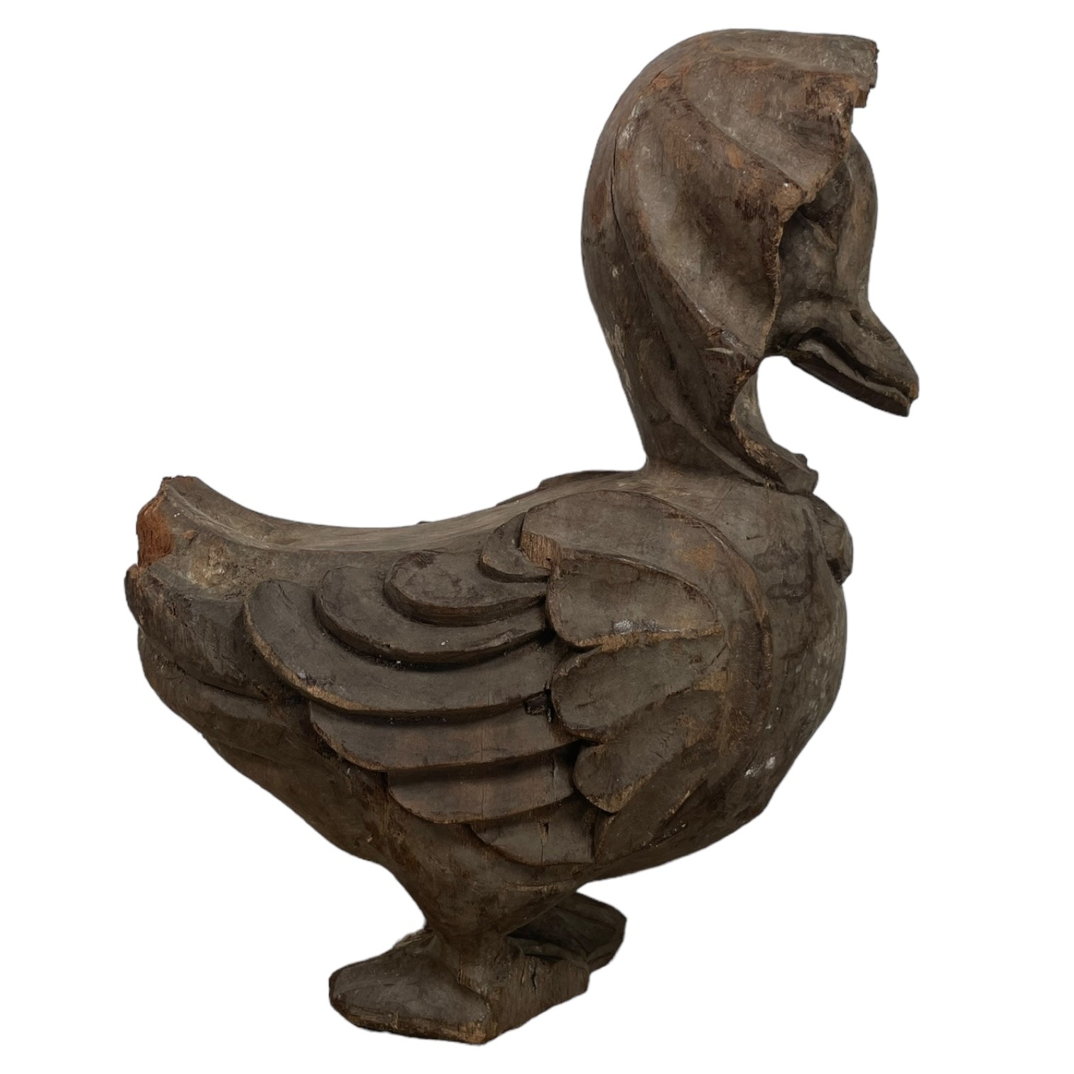 Vintage German Austrian Wooden Wood Carved Animal Bird Duck Decorative Hand Carved Figurine Decor Folk Art DAMAGED c1940-1950’s 6 Vintage German Austrian Wooden Wood Carved Animal Bird Duck Decorative Hand Carved Figurine Decor Folk Art DAMAGED c1940-1950's - Image 6