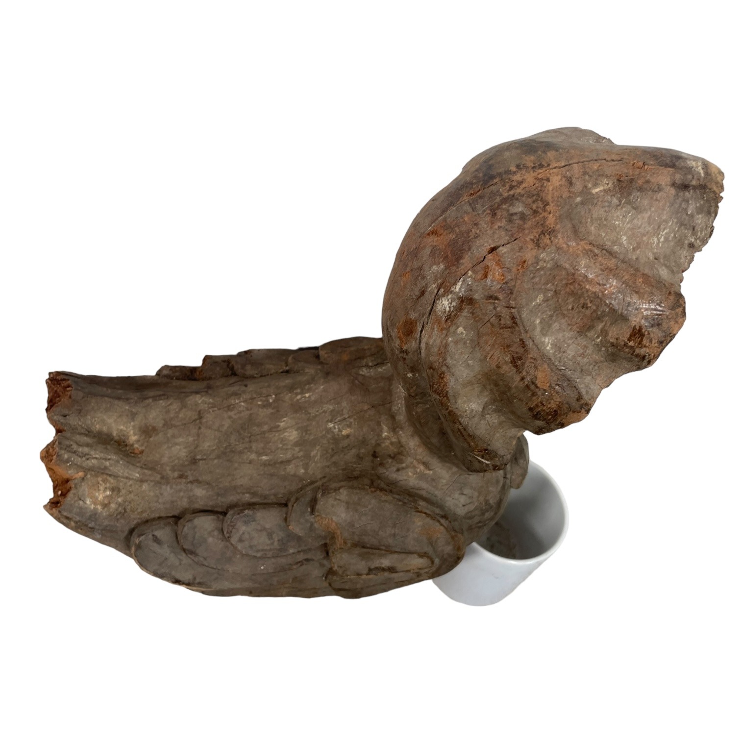 Vintage German Austrian Wooden Wood Carved Animal Bird Duck Decorative Hand Carved Figurine Decor Folk Art DAMAGED c1940-1950’s 3 Vintage German Austrian Wooden Wood Carved Animal Bird Duck Decorative Hand Carved Figurine Decor Folk Art DAMAGED c1940-1950's - Image 3