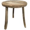 Stool Vintage French Traditional Worn Weathered Stool Small Chair Table Stand Rest Plinth Seating Plant Tabouret c1940-50's