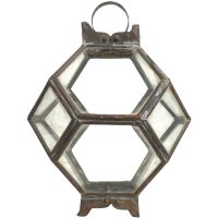 Vintage Moroccan Tarnished Copper Brass Metal Worn Ceiling Hanging Glass Lamp Shade Lampshade Decor Design c1970’s Vintage Moroccan Tarnished Copper Brass Metal Worn Ceiling Hanging Glass Lamp Shade Lampshade Decor Design c1970's