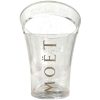 Vintage French Clear Plastic Moet & Chandon Champagne Wine Ice Bucket Cooler Display Stand Pot Handled c1980-90's