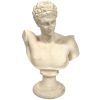 Vintage Greek Hermes Resin Bust Head Ornament Figurine Display Gift c1980's