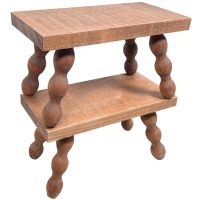 Vintage French Bench Stool Small Bobbin Footrest Step Kneeler Stand Flower Pot Display Prop Tabouret PRICED INDIVIDUALLY c1960-70's