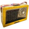 Vintage Bandfunk Yellow Red Cased Radio Prop Only circa 1960-70's