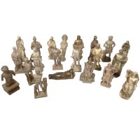 Vintage Greek God Small Stone Paste Ornaments Wine Agriculture Fertility Ornament Figurine Statue Reproductions c1960-70’s Vintage Greek God Small Stone Paste Ornaments Wine Agriculture Fertility Ornament Figurine Statue Reproductions c1960-70's