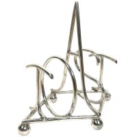 Antique English Silver Hallmarked Toast Rack Breakfast Stand Silverware circa 1910's
