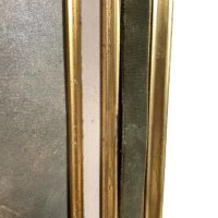 Alternative view of Antique French Stendhal Framed Mounted Large Print Of The Ballerina by Degas In Gold Highlighted Wooden Frame circa 1920's