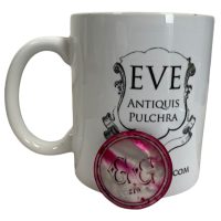 Alternative view of Antique Chinese INDIVIDUAL Mother Of Pearl Circular Casino GC 100F Gaming Chip Counter Token c1850's