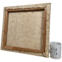 Alternative view of Vintage French Mouse Abstract Oil Painting On Canvas Signed Portada c1970-80's