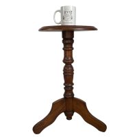 Alternative view of Vintage Table French Plinth Stand Circular Side Table Compact Display Plant Pot c1970-80's