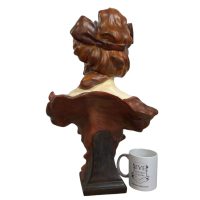 Alternative view of Vintage French Ladies Lady Woman Bust Head Ornament Figurine Display Gift Figurine c1980-90's