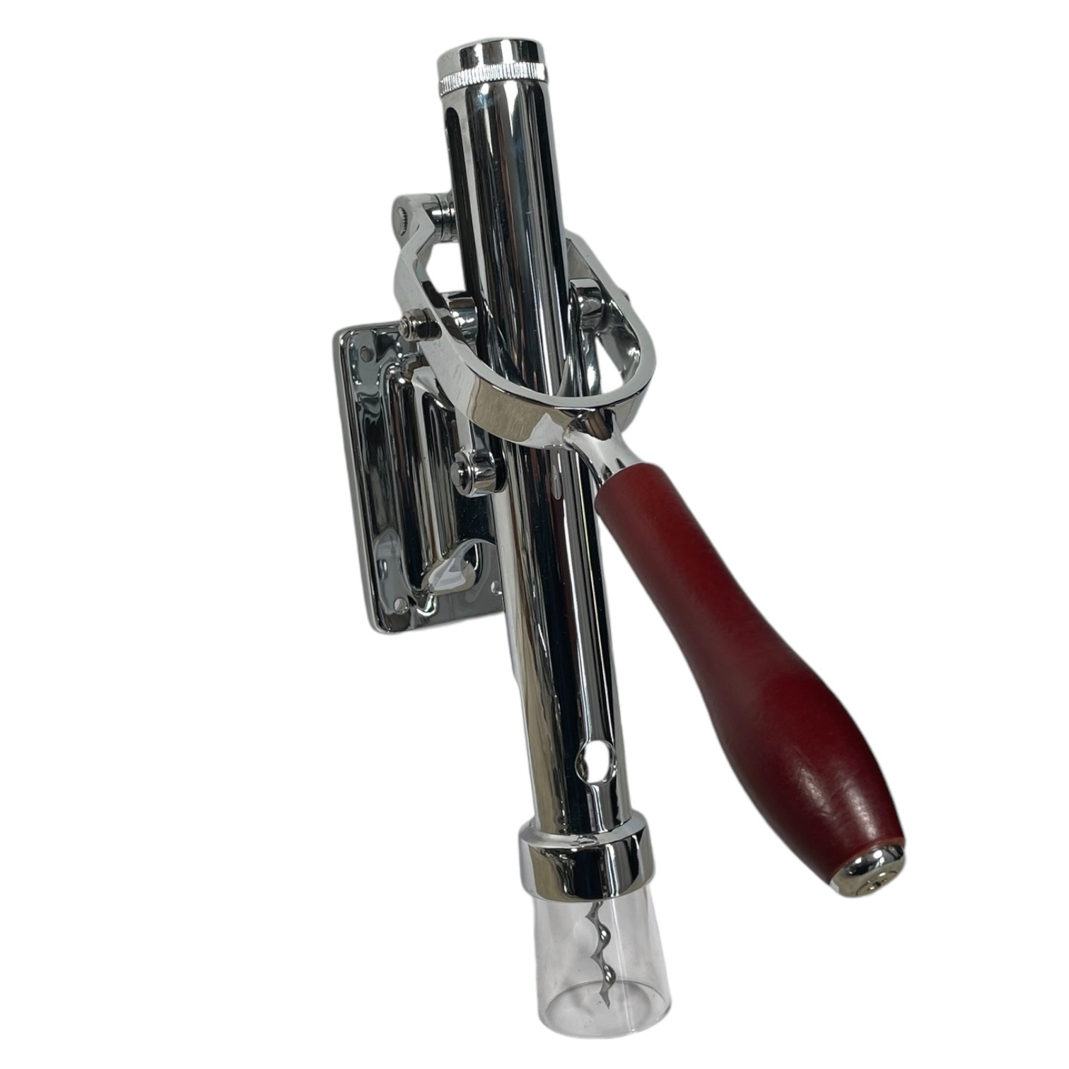 Vintage French Wall Mounted Metal Corkscrew Cork Puller Bottle Opener Bar Cafe Restaurant Decor circa 2000 2 Vintage French Wall Mounted Metal Corkscrew Cork Puller Bottle Opener Bar Cafe Restaurant Decor circa 2000 - Image 2