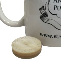 Alternative view of Antique Chinese INDIVIDUAL Mother Of Pearl Circular Flower Petal Leaf Gaming Chip Counter Token c1800's