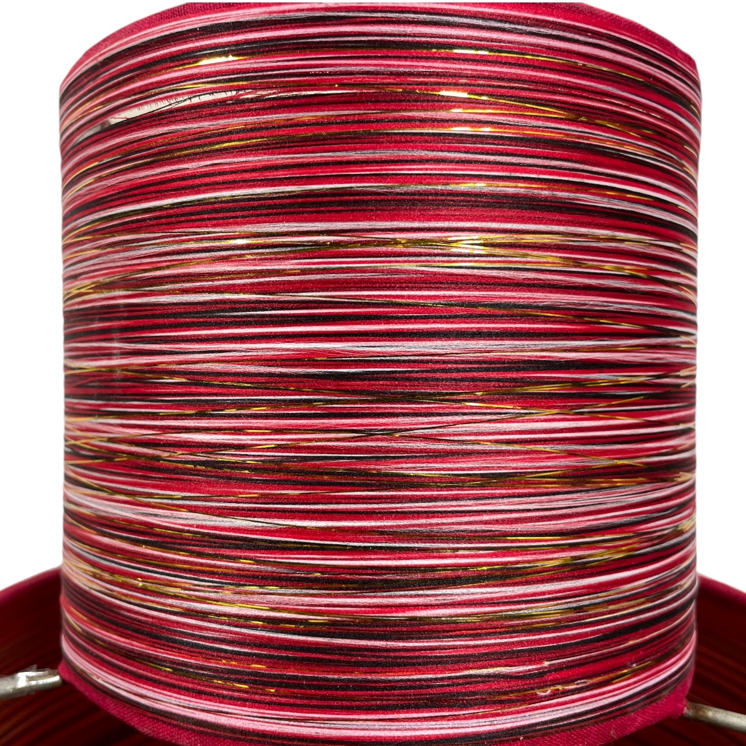 Vintage French Lame Gold Thread Red Lamp Shade Lampshade Desk Table Light DAMAGED c1970-80’s 5 Vintage French Lame Gold Thread Red Lamp Shade Lampshade Desk Table Light DAMAGED c1970-80's - Image 5