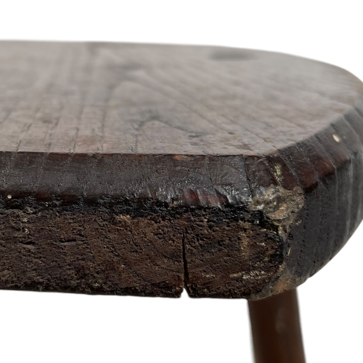 Vintage French Wooden Home Made Milking Stool Seat Table Farm D Shaped Seat Plant Rest Stand Plinth Tabouret c1950-60’s 7 Vintage French Wooden Home Made Milking Stool Seat Table Farm D Shaped Seat Plant Rest Stand Plinth Tabouret c1950-60's - Image 7