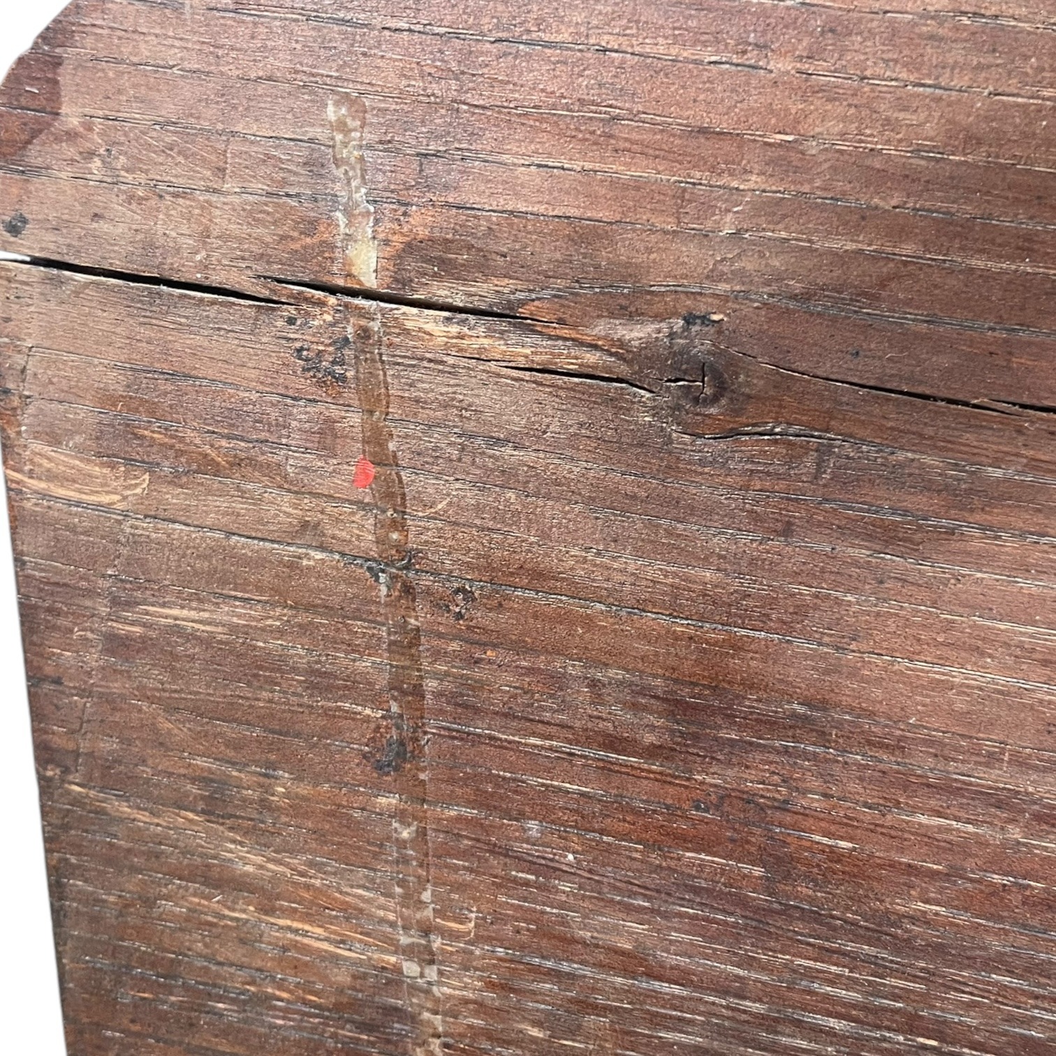 Vintage French Wooden Home Made Milking Stool Seat Table Farm D Shaped Seat Plant Rest Stand Plinth Tabouret c1950-60’s 10 Vintage French Wooden Home Made Milking Stool Seat Table Farm D Shaped Seat Plant Rest Stand Plinth Tabouret c1950-60's - Image 10