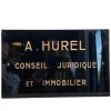 Vintage French Notaire Legal Property Solicitor Lawyer Plaque Plate Label Sign circa 1990-00's