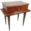 Vintage French Wooden Small Nightstand Sideboard Bedside Cabinet Rest Cupboard Small Storage Unit Wood Display c1950-60's