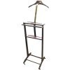 Vintage French Valet Butler Stand Wooden Clothes Hanger Suit Costume Bedroom Hotel Decor Storage Office 1960's