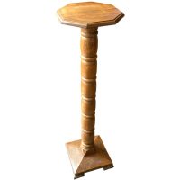 Vintage French Tall Heavy Plant Pot Ornament Stand Table Wooden Side Plinth Flower Ornament Display Shelf Prop Tabouret c1940-50’s Vintage French Tall Heavy Plant Pot Ornament Stand Table Wooden Side Plinth Flower Ornament Display Shelf Prop Tabouret c1940-50's