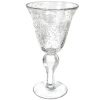 Vintage French Bubble Glass Drinking Goblet Chalice Small Vase Display Ceremony Bar Decor Goblets Glasses c1980-90's