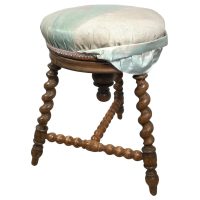 Piano Stool Antique Barley Twist French Traditional Wooden Black Adjustable Chair Rest Seating Worn EASY PROJECT c1900’s Piano Stool Antique Barley Twist French Traditional Wooden Black Adjustable Chair Rest Seating Worn EASY PROJECT c1900's