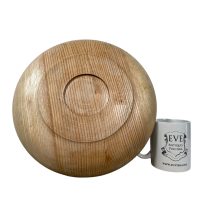 Alternative view of Vintage German Give Us Today Our Daily Bread Bread Cheese Plate Serving Kitchen carving cutting chopping circa 1970-80's