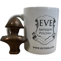 Alternative view of Vintage French Napoleon Bust Small Metal Figurine Display Ornament circa 1970-80's