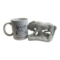 Alternative view of Vintage Chinese White Porcelain Horse Blanc De Chine Oriental Figurine Statue Ornament c1980's