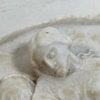 Alternative view of Vintage French Ancient Biblical Scene Ladies Resting Resin Small Oval Wall Plaque Decor Ornament Figurine Display Gift c1970-80's