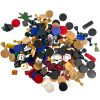 Vintage French Job Lot Mixed Gaming Chips Counters Tokens Charms Dice Game Pieces circa 1960-90's