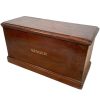 Antique French Singer Wooden Sewing Machine Box Cover Top Industrial Decor Display Old Spares Repairs Prop c1920-30's