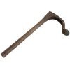 Vintage French Metal Iron Woodworking Bench Table Clamp Wood Holder Support Brace Old Handheld Tool Workbench Woodworker c1930-50's
