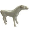 Vintage Chinese White Porcelain Horse Blanc De Chine Oriental Figurine Statue Ornament c1950-60's