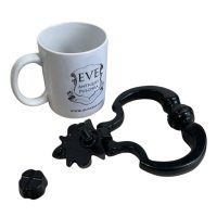 Alternative view of Vintage French Large Heavy Metal Door Knocker Knock Handle Pull Fitting circa 2000