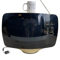 Alternative view of Vintage French Teleavia Push Black And White Television TV 110-220v circa 1970