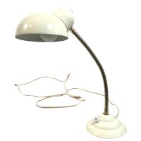 Alternative view of Vintage French Small Metal Desk Bedside Lounge Office Standing Writing Electric Lamp Light Display Prop circa 1960-70's