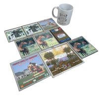 Alternative view of Vintage French Horse Pony Show Metal Prize Trophy Plaque Prize Job Lot Collection c2000's