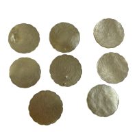 Alternative view of Antique Chinese Job Lot Collection 45 Mixed Shaped Set Mother Of Pearl Gaming Chips Counters Tokens Hand Carved Engraved c1800-1850's