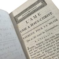 Alternative view of Antique French Collection Leather Bound Religious Prayer Books Collection Catholic Memorabilia Collector circa 1806-1819