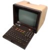 Vintage French Minitel 1 Telic Alcatel Message System Screen Monitor Electronic Telephone Phone circa 1990's
